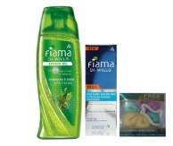 Fiama Di Wills Lemongrass & Jajoba Shower Gel (250 ml) With Loofah Free