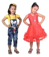  Crazeis Girls Cotton Frocks flat 78% off From Rs 221