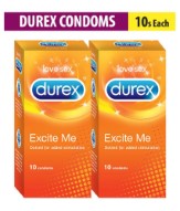 Durex Excite Me 10Pcs (Pack of 2) at Snapdeal