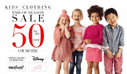 Branded Kids Clothing min 50% off from Rs. 121 at Flipkart