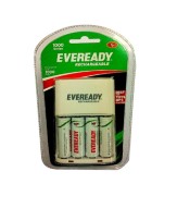 Eveready Ultima Rechargeable Nimh 700 Mah 4 Pc batteries with AA charger for Camera