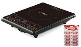 Eveready IC101 Induction Cooktop + 10 Batteries free