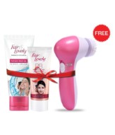 FREE JSB Face Massager with Fair & Lovely Fairness Face Wash 100 g & BB Face Cream 40 g at Snapdeal