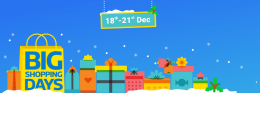 Flipkart Big Shopping Days Sale 18–21 December 