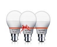 Wipro Tejas 7W (Pack of 3) LED Bulbs at Snapdeal