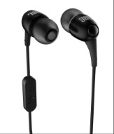 JBL T100A In Ear Earphone With Mic (Black) Rs.695 at Snapdeal