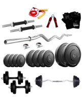 Lycan Home Gym 30 Kg Rubber Weight 
