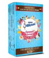 Nestle Milkmaid Ice Cream Kit – Free Plastic Container, Go Cream, Vanilla Essence, Recipe Booklet Rs. 110 Snapdeal