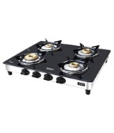 Maharaja Whiteline Ignitio 4 4 Burner Glass Manual Gas Stove Rs. 4099 at Snapdeal