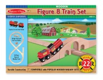 Melissa & Doug Classic Wooden Figure Eight Train Set for Rs. 1699.0 at Amazon