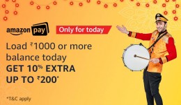 Load Rs 1000 or more balance and get 10% extra upto Rs 200 [All Users]