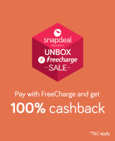 Clothing, Footwear & Accessories minimum 50% off + 100% Cashback at Snapdeal