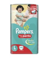  Pampers Large Size Diaper Pants (Pack of 48) at Amazon