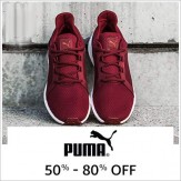 Puma Sports & Outdoor Shoes Min 70% off @ Amazon