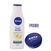 Nivea Argan Nourish oil in lotion 250 ml + Free Nivea Creme 20 ml Rs. 184 at Snapdeal