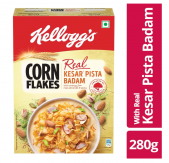 Kellogg's Cornflakes Real Kesar Pista Badaam Pouch, 280 g