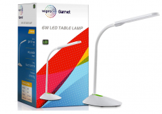 Wipro Garnet 6W LED Table lamp-3 Grade dimming and Color Changing(Cool Day Light/Neutral White/Warm White)