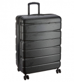 Teakwood ABS 30 cms Black Hardsided Check-in Luggage (TR_ABS_13_Dark_Black_L)