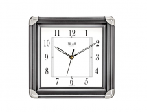 Solar Simple Plastic Wall Clock (26 cm x 26 cm x 5 cm, Grey)