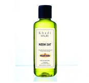 Khadi Mauri Herbal Neem Shampoo - Anti Hairfall and Anti Dandruff - 210 ml
