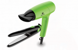 Havells Travel Essential HC4035 Hair dryer & Hair Straightener combo (Green)