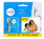 Sweet and Healthy Wipro Sugar Substitute Tablets - 300 Tablets with Free 300 Tablets
