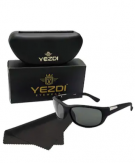 Yezdi Black Sports Wrap Around Sunglass with UV 400 Glass Lens @ RS 0 after cashback