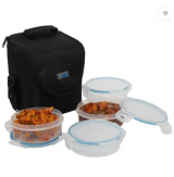 Flipkart SmartBuy 4 Air Tight Containers Lunch Box  (1080 ml)