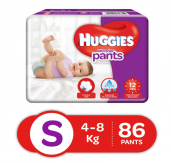 Huggies Wonder Pants Diapers, Small (Pack of 86)