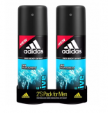 ADIDAS Ice Dive Deodorant Spray - For Men  (300 ml, Pack of 2)