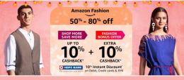[Live at 12 Am] Amazon GREAT INDIAN FESTIVAL Fashion  sale 50%-80% Off