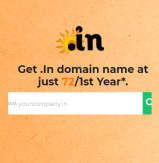 BigRock .in Domain Rs. 85 for 1st Year