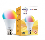 Wipro WiFi Enabled Smart LED Bulb B22 12-Watt (16 Million Colors + Warm White/Neutral White/White) (Compatible with Amazon Alexa and Google Assistant)