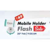 Droom Mobile Holder Flash Sale Rs 49 worth of Rs 499