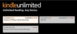 Kindle unlimited at 99 for 3 months (worth Rs 597) Prime Exclusive Offer @ Amazon