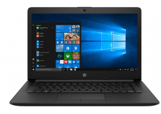 HP 14q cs0018TU 2019 14-inch Thin and Light Laptop (Pentium 4417U/4GB/256 GB SSD/Windows 10/1.47 kg), Jet Black