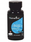 Nutree Pure Omega-3 Fish Oil 1000 mg - 60 Soft gel Capsules (Set of 1 Pc)