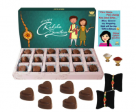 Bogatchi Rakhi for Brother with Chocolates, 180g