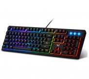 Pictek RGB Backlit Gaming Keyboard Wired Mechanical Feeling,for PC Laptop Desktop