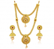 Sukkhi Cluster Gold Plated Trendy Necklace Set for Women