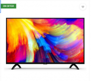Mi LED Smart TV sale + 10% extra off on prepaid order at flipkart