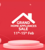 [11th to 15th Feb] Flipkart Grand Home Appliances Sale