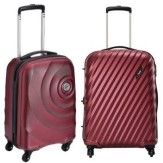 Skybags Polycarbonate 55 cms Red Hardside Suitcase Rs. 3527 at Amazon