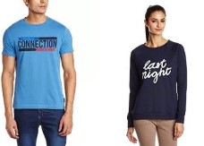 French Connection Clothing 50% off to 75% off from Rs. 249 at Amazon