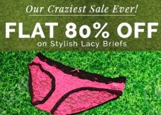 Zivame Sale Flat 80% OFF on Women’s Stylish Brief- Pack of 3 @ Flat Rs.360