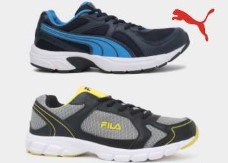 Puma, Fila & More Sport Shoes at Buy 1 Get 1 Free