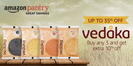 [Pantry] Amazon Brand - Vedaka products up to 60% Off