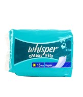 Whisper Maxi Fit Regular 15 Pads Rs. 104 at Snapdeal