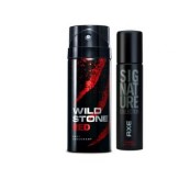 Wild Stone 150ml + Axe Signature Perfume 122ml at 55% Off + 50% Cashback  Rs 225 at Shopclues