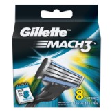 Gillette Mach3 Blades 8 Cartridges Rs. 576, 2 Quantity with Rs. 100 Gift card Rs. 1152 at Amazon